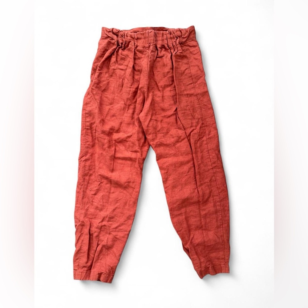 Rust Orange Two Piece linen set - Picture 3 of 7